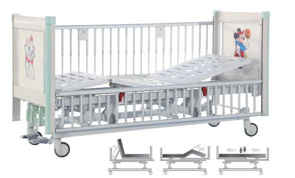 ET4 Deluxe Triple Rocking Childrens Bed