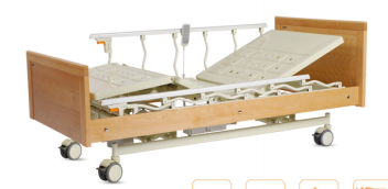 H2 electric two-function solid wood nursing bed