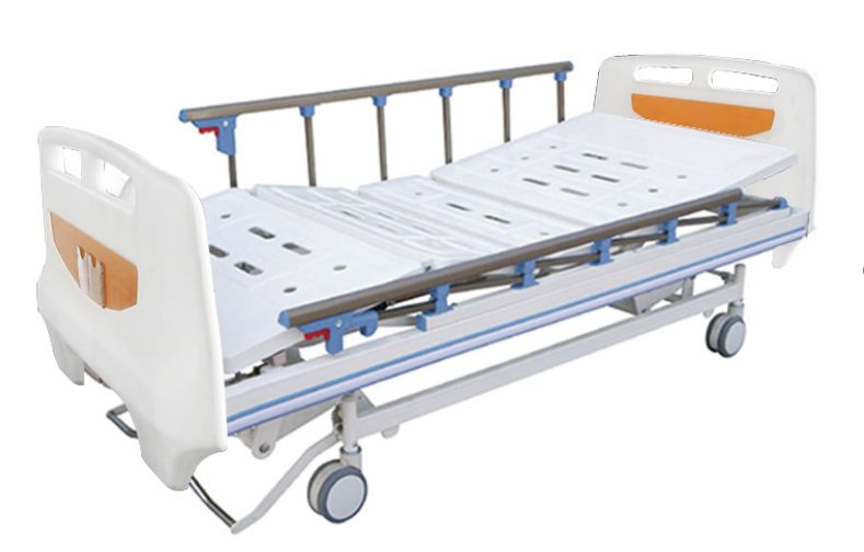 B5 ABS Stamping forming platform 3 Crank hospital bed (middle control brake,6-staff)