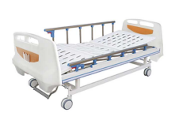 B8 ABS Stamping forming platform 2 Crank hospital bed (central control brake,6-staff)