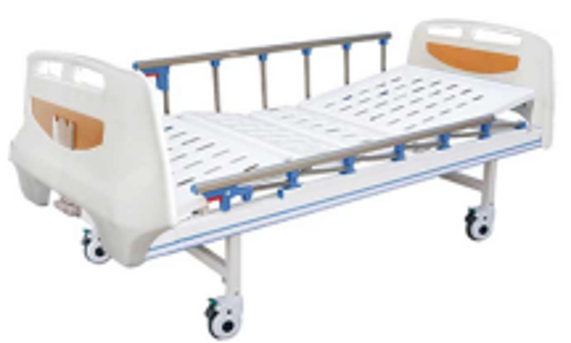 B9 ABS Stamping forming platform 2 Crank hospital bed (Wheels with brake,6-staff)