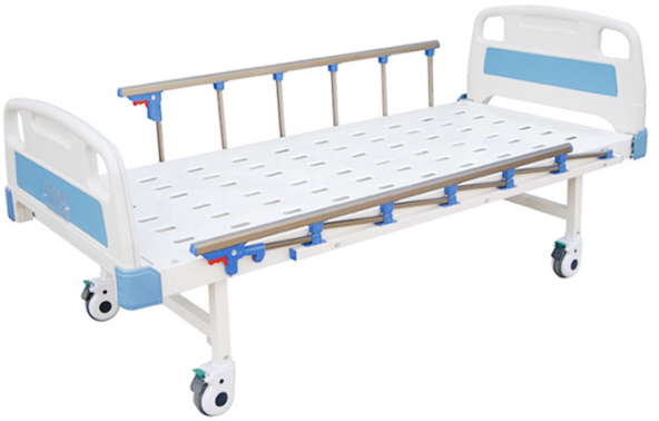 B12 ABS Stamping forming platform Hospital bed ( Wheel with brake,6-staff)