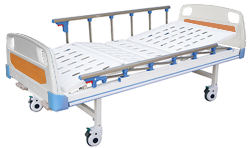 C9 ABS Stamping forming platform hospital bed 2 Crank ( Wheel with brake,6-staff)