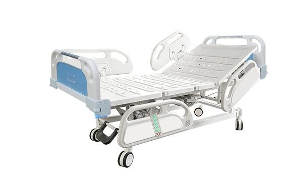 D1 5 Functions Electric hospital bed (central control brake, four small guardrail)