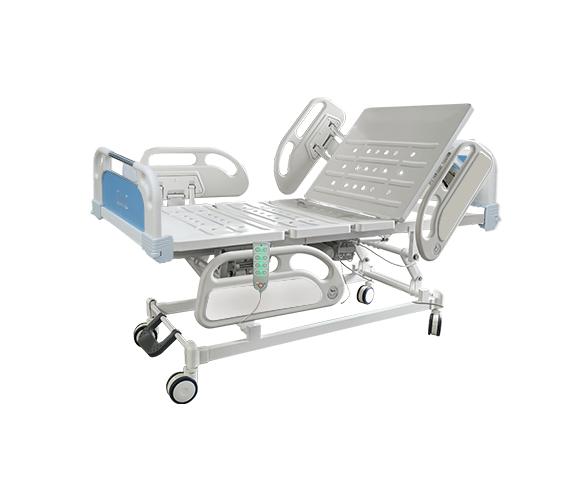 D2 3 Functions Electric hospital bed (central control brake, four small guardrail)