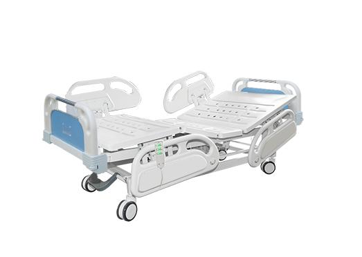 D3 2-functions electric hospital bed (central control brake four small guardrail)