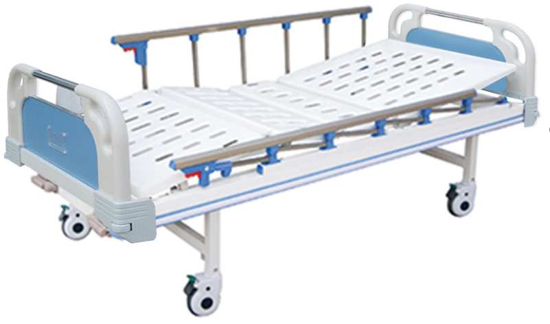 D9 ABS Stamping forming platform 2 Crank hospital bed (Wheels with brake 6-staff)
