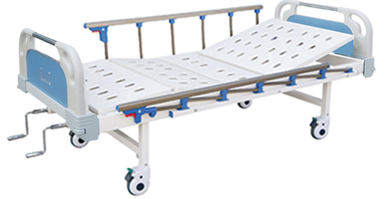 D10 ABS Stamping forming platform 2 Crank hospital bed ( Wheel with brake 6-staff)