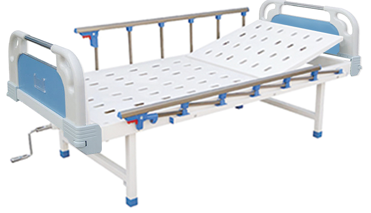D14  ABS Stamping forming platform Single Crank hospital bed ( 6-staff)