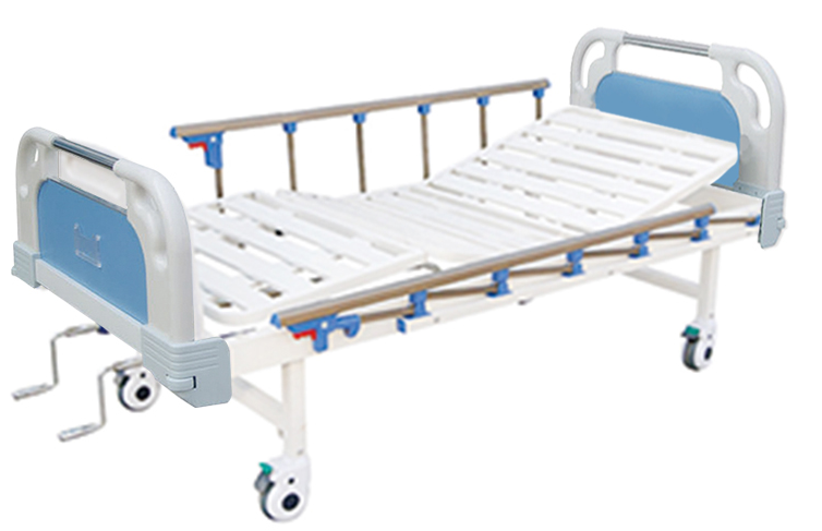 D19 ABS Strip forming platform 2 Crank hospital bed ( Wheel with brake 6-staff)