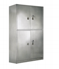YYG-5 Stainless steel cabinet for highly toxic anesthetics (double doors)