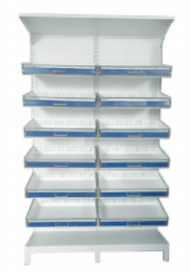 YYG-11 Single-sided double rows of western medicine shelf