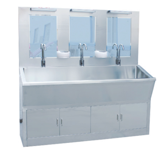 XSC-3 All stainless steel standard induction hand wash basin (three persons)