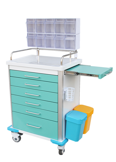 TC-GP-13 Steel anesthesia cart