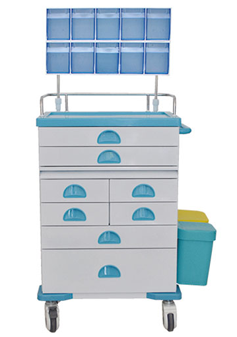 TC-GP-14 Steel anesthesia cart