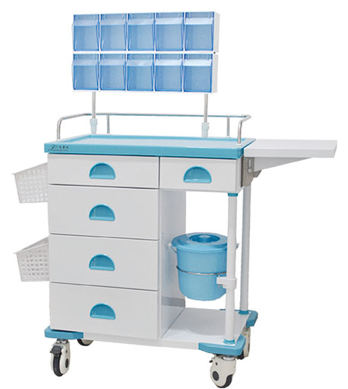 TC-GP-17 Steel anesthesia cart