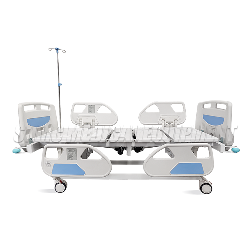 Hospital bed electric multifunctional nursing bed with five electric adjustable pulleys