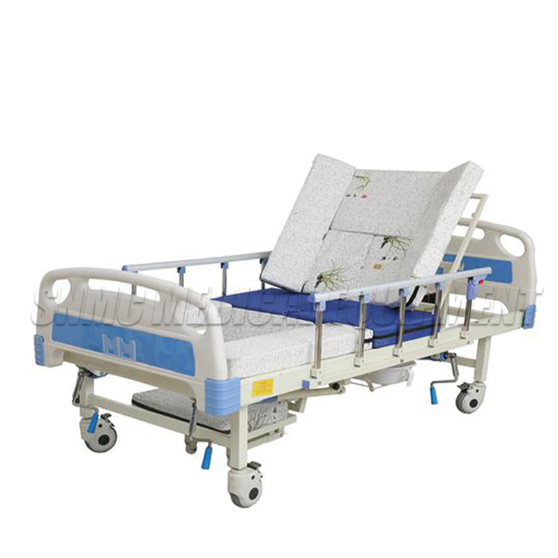 Hospital bed manual turning nursing bed