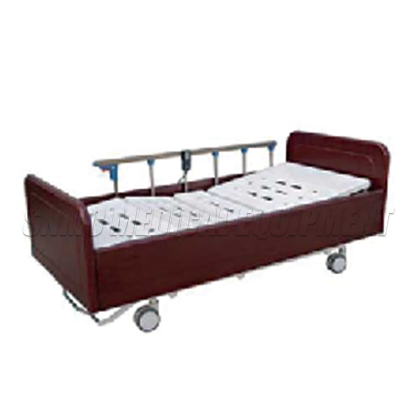 Electric three adjustable wooden nursing bed for hospital beds