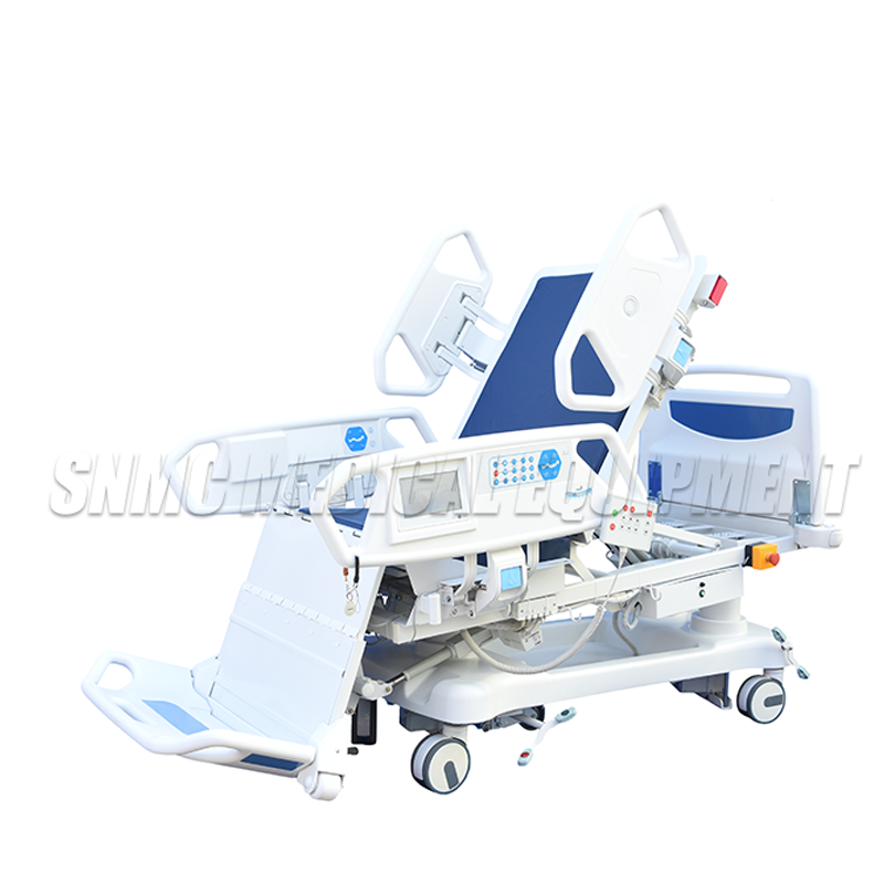 Hospital bed electric five adjustment ICU nursing bed can bear weight with cardiac observation