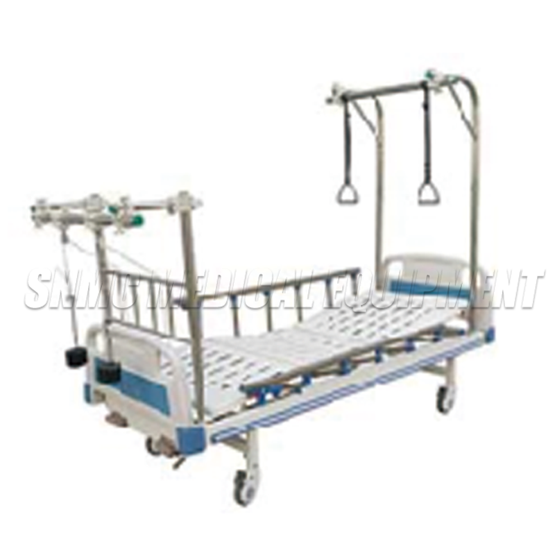 Hospital bed, orthopedic traction nursing bed