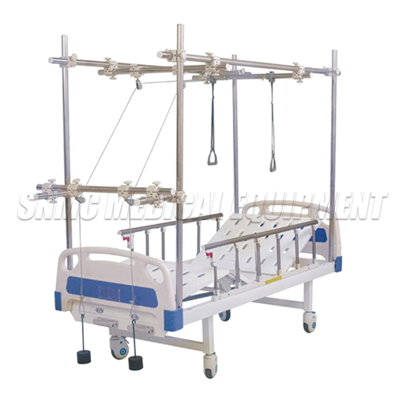 Hospital bed, orthopedic traction nursing bed