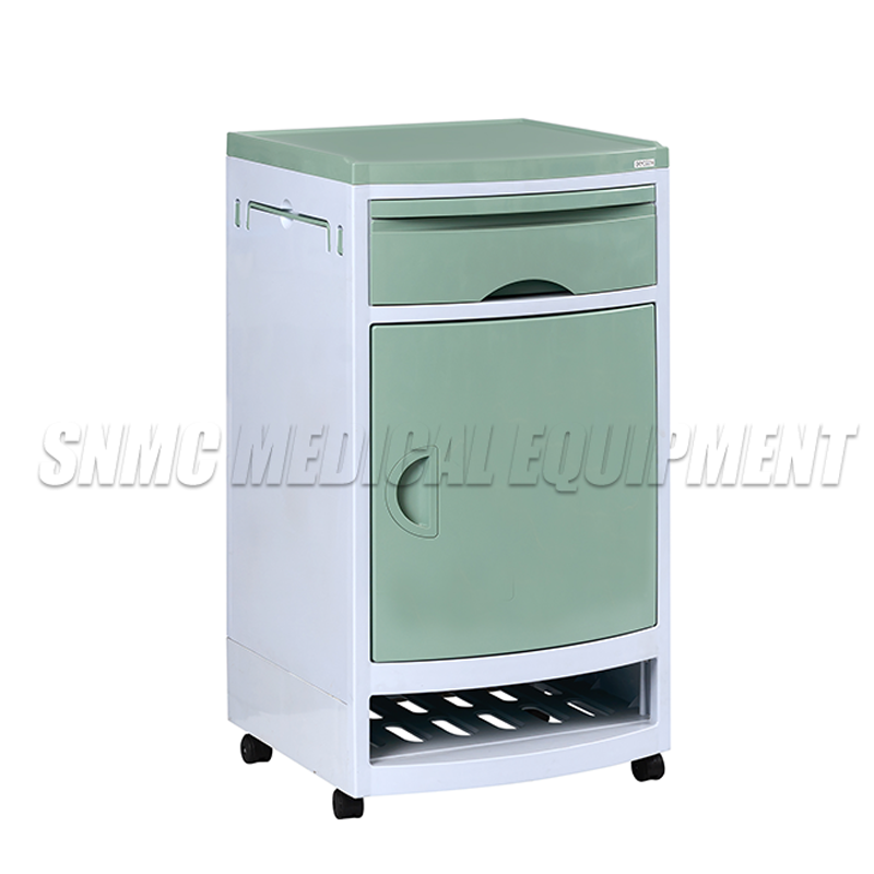 Hospital ward bed bedside table medical ABS