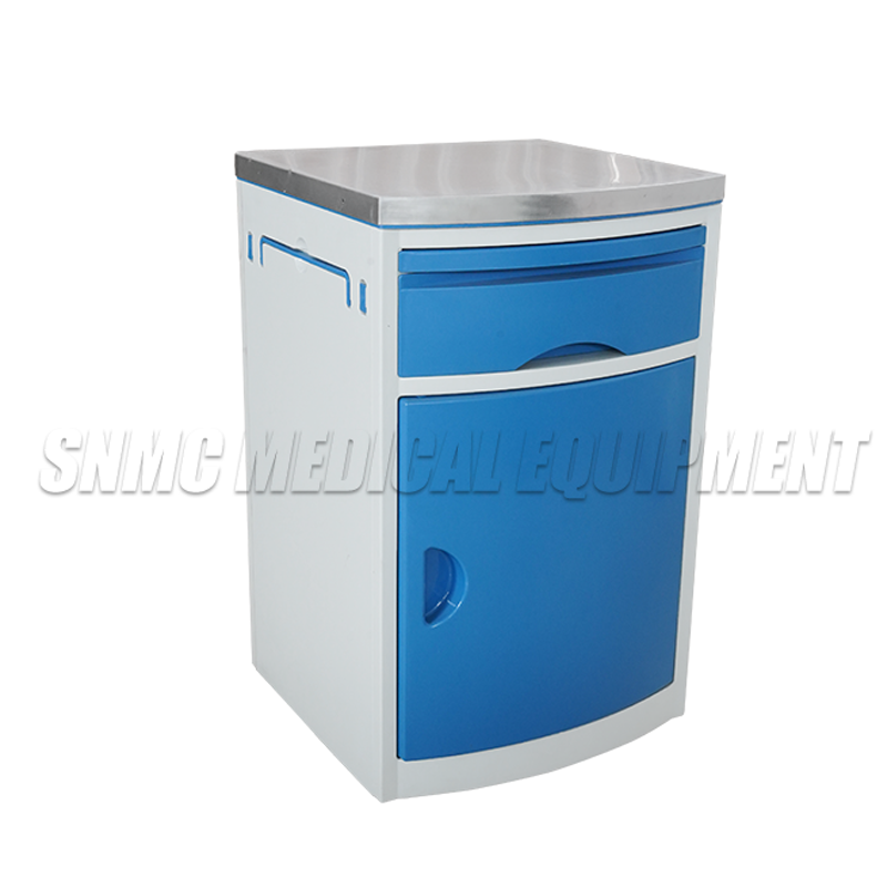 Hospital ward bed bedside table medical ABS