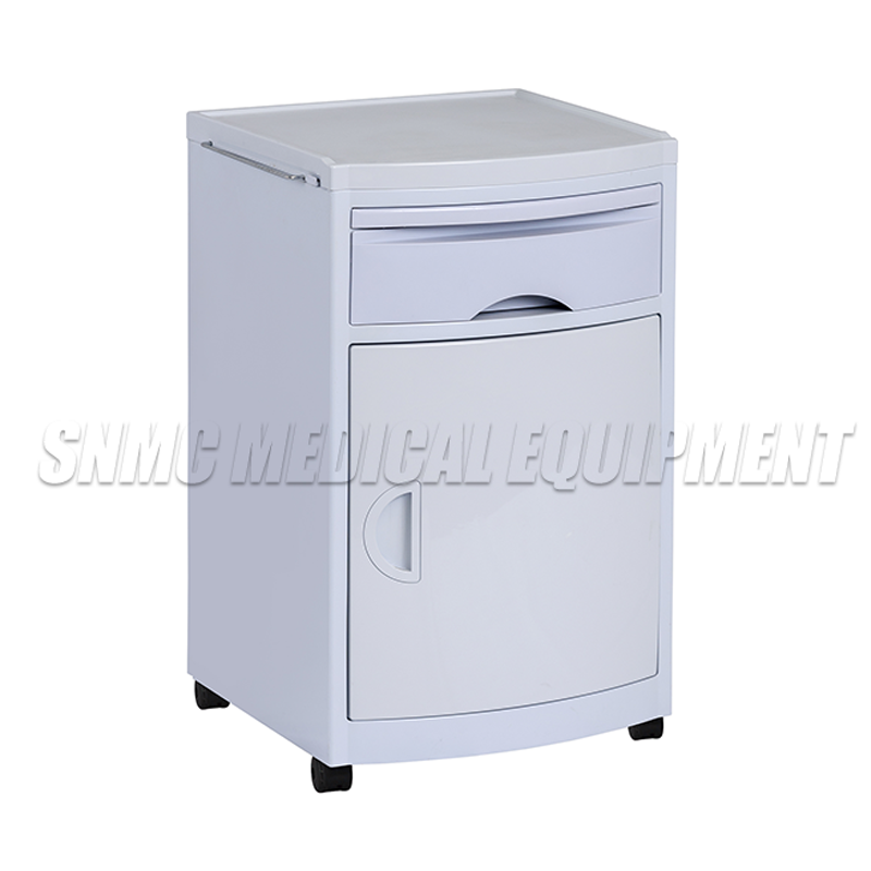 Hospital ward bed bedside table medical ABS