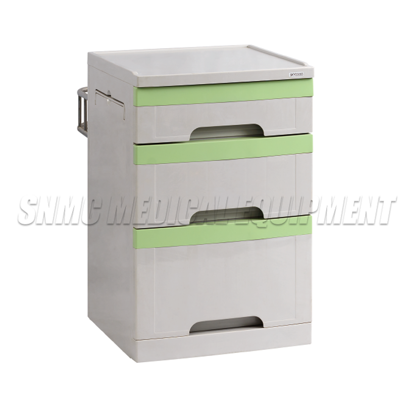 Hospital ward bed bedside table medical ABS