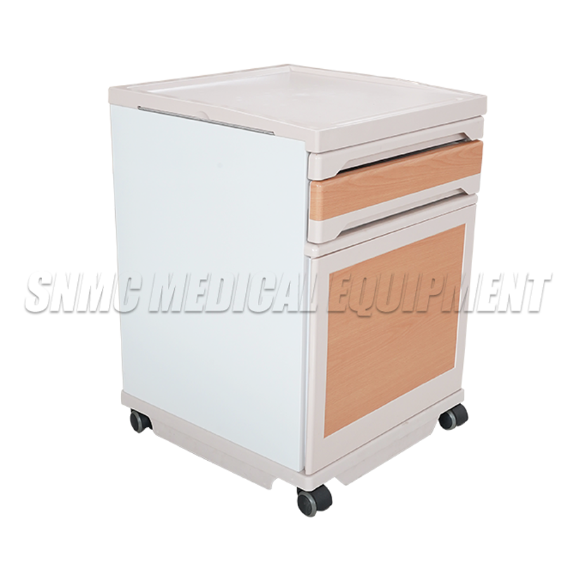 Hospital ward bed bedside table medical ABS